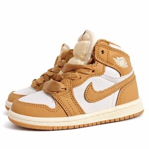 Nike Air Jordan 1 Retro High OG TD Praline White Sail Toddler 7C NIB